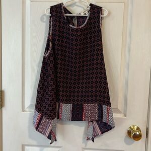 Sleeveless casual shirt